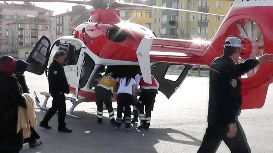 HAVA AMBULANSI HAYAT KURTARDI