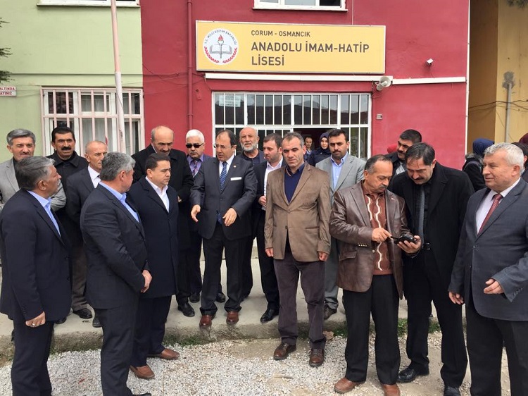 BAĞCI, OKUDUĞU OKULU ZİYARET ETTİ