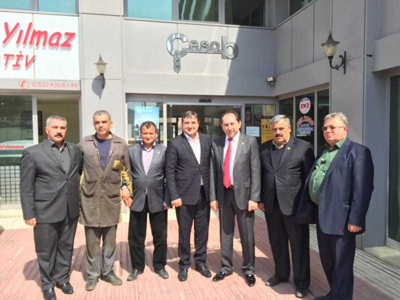 REKTÖR ALKAN’DAN ÇESOB’A ZİYARET