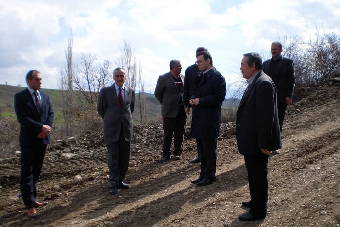 KAYMAKAM HEYELAN BÖLGESİNİ İNCELEDİ