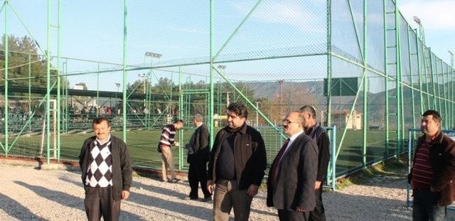 BAŞKAN ŞEN, SPOR TESİSİNİ İNCELEDİ
