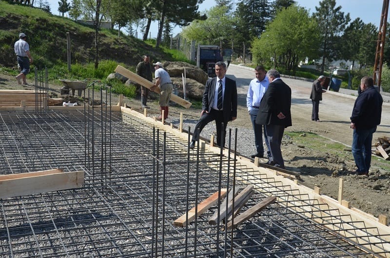 BAŞKAN ÇATMA, MESCİDİN TEMELİNİ ATTI