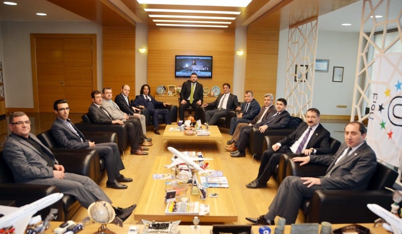 AK PARTİ İL TEŞKİLATINDAN ALKAN’A ZİYARET