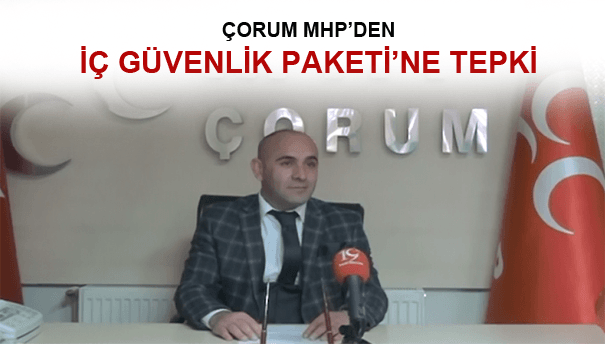 ÇORUM’DA ÖZEL GÜVENLİK ÇOK ENDİŞELİ
