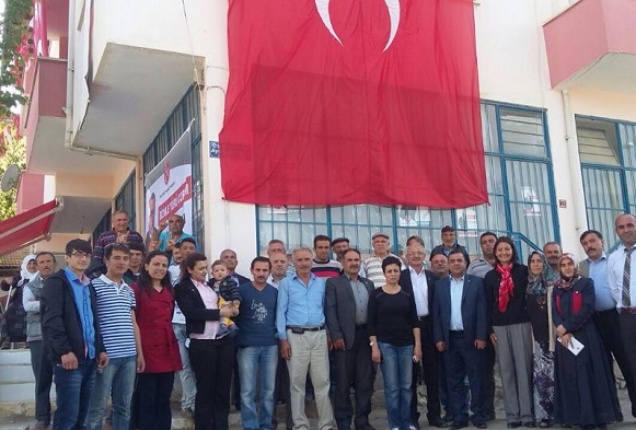 AYBÜKE TOPÇUBAŞI’NA ORTAKÖY’DE SICAK KARŞILAMA