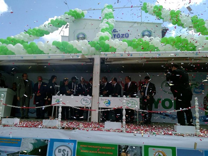 3 ADET SULAMA KANALININ TEMELİ ATILDI