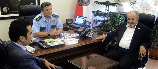 YENİ EMNİYET MÜDÜRÜNE USLU’DAN ZİYARET