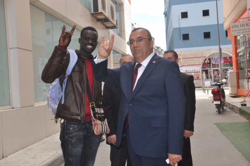 ÇORUM’DA MHP’YE SENEGALLİ DESTEĞİ