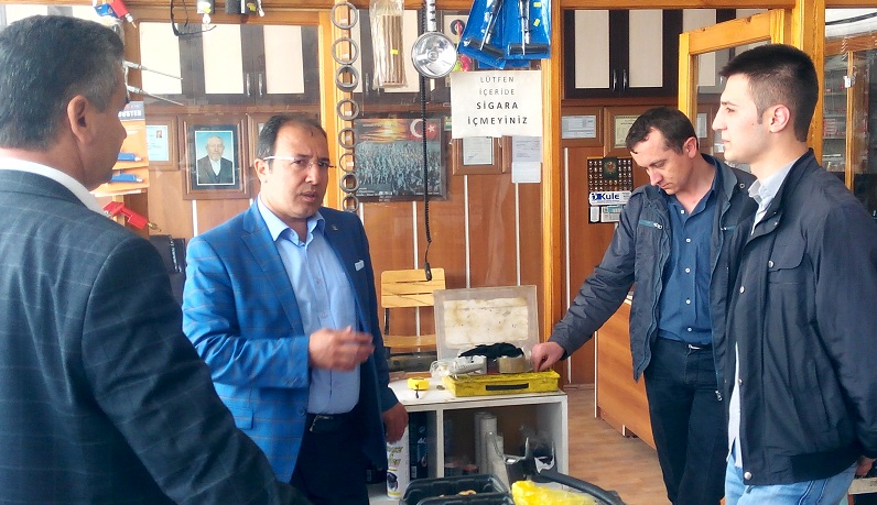 CAHİT BAĞCI’DAN İSKİLİP’TE ESNAF ZİYARETLERİ