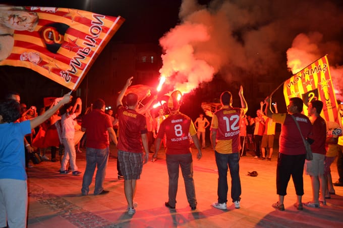 GALATASARAY ZAFERİ KUTLADI