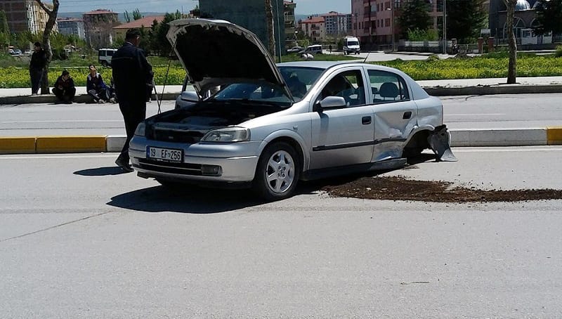 ÇORUM’DAKİ BU KAZA HERKESİ ŞAŞIRTTI