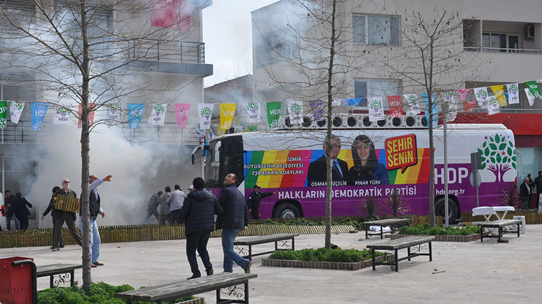 ÇORUM’DA HDP İLE CHP ARASINDA KAVGA