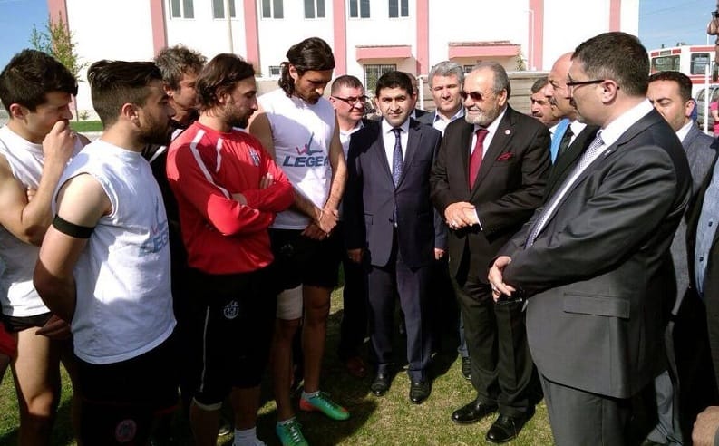 FUTBOLCULARA AK PARTİ’DEN DESTEK GELDİ