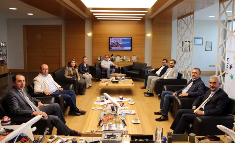 ÇOSAİD’DAN REKTÖR ALKAN’A ZİYARET