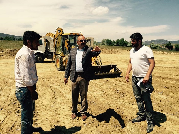 ORTAKÖY’DE SPOR TESİSİ İÇİN ÇALIŞMALAR BAŞLADI