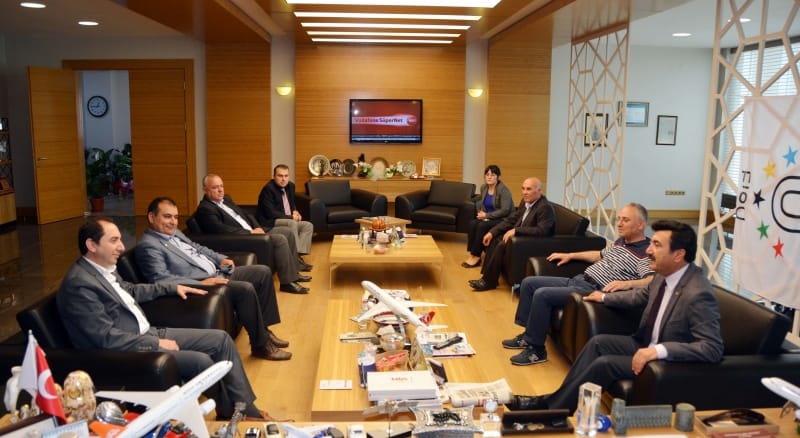 TİCARET BORSASI’NDAN ALKAN’A ZİYARET