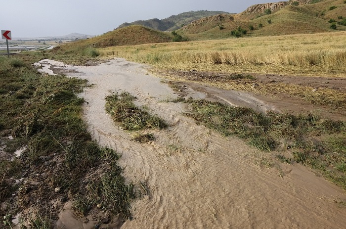 ÇORUM’DA ÇELTİK ARAZİLERİNİ SEL VURDU