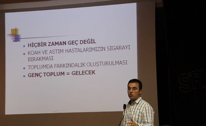 SİGARANIN SOLUNUM YOLUNDAKİ ETKİLERİ ANLATILDI