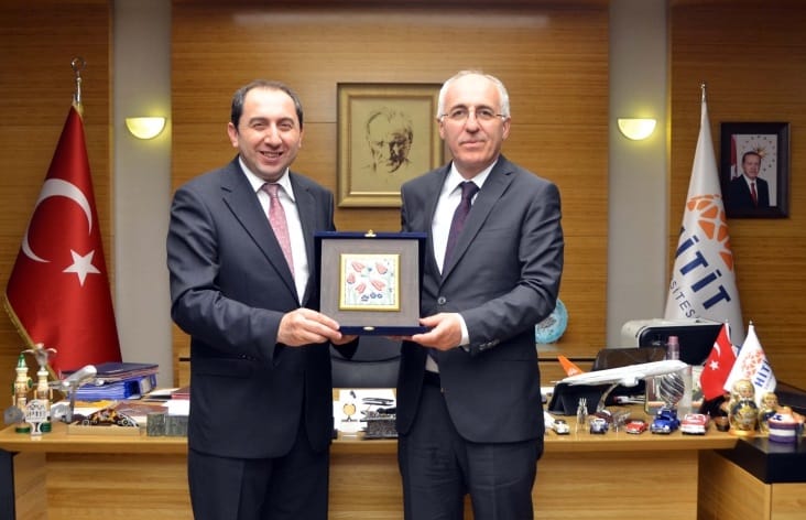 TÜRKSAT GENEL MÜDÜRÜNDEN REKTÖR’E ZİYARET