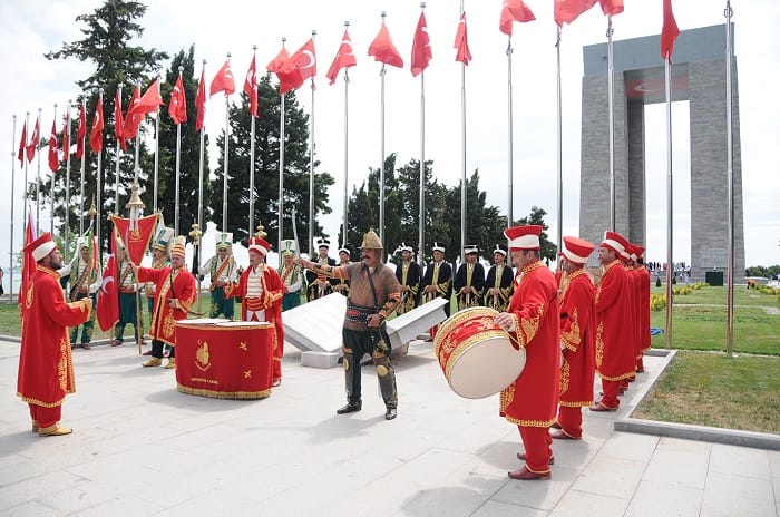ÇORUM BELEDİYE MEHTER TAKIMI ÇANAKKALE’DE