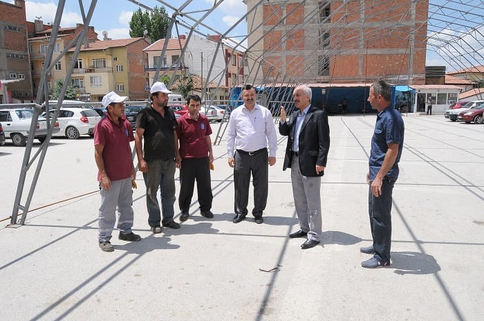 ÇORUM’DA İFTAR ÇADIRI İÇİN ÇALIŞMALAR BAŞLADI