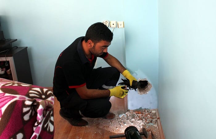 İTFAİYE KARGA İÇİN SEFERBER OLDU