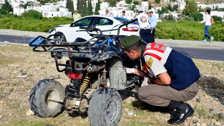 ATV MOTOR TAKLA ATTI: 1 YARALI