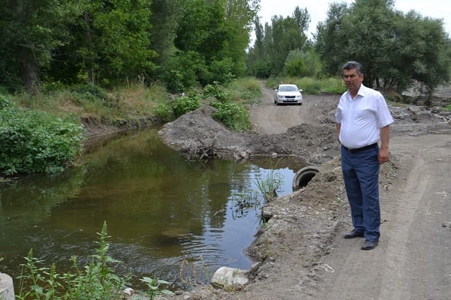 BAŞKAN RIHTIM ÇALIŞMASINI İNCELEDİ