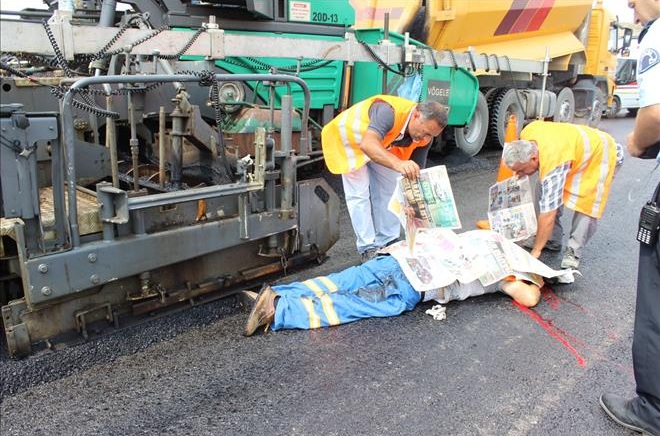 TALİHSİZ İŞÇİNİN FECİ ÖLÜMÜ