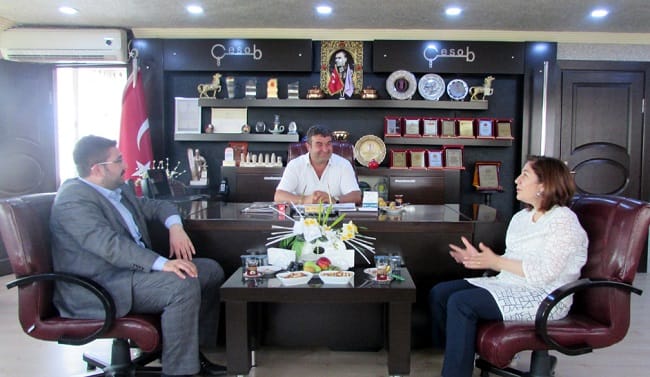 KADIN VEKİLDEN ÇESOB’A ZİYARET