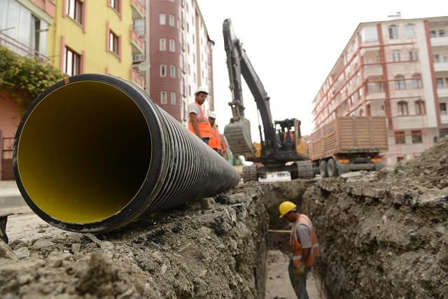 ÇORUM’DA ALTYAPI YENİLEME ÇALIŞMALARI