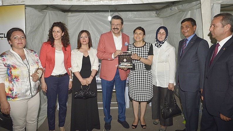 TOBB BAŞKANI ÇORUM STANDINI GEZDİ