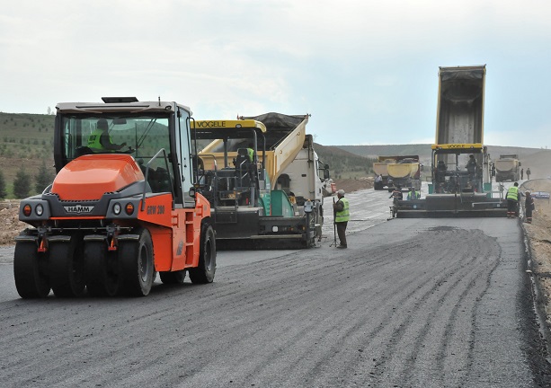 DODURGA- OSMANCIK YOLU ASFALTLANIYOR