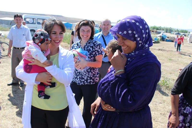 ÇORUM’DAKİ TARIM İŞÇİLERİNE SAĞLIK TARAMASI