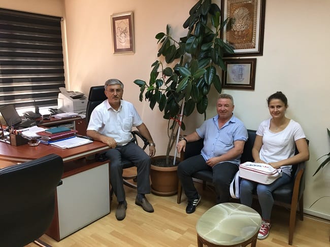 MİLLİ JUDOCU’DAN ERCAN’A ZİYARET