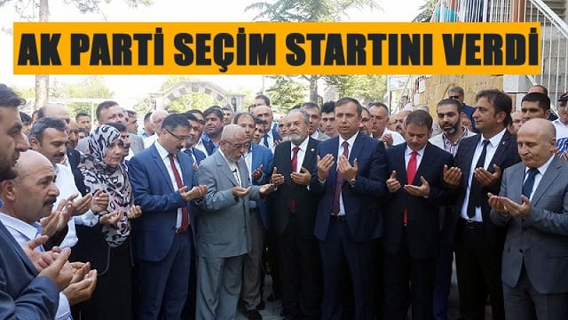 AK PARTİ ÇORUM’DA “BİSMİLLAH” DEDİ