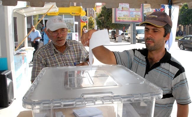 ÇORUM’DA VATANDAŞ SANDIĞA GİTTİ