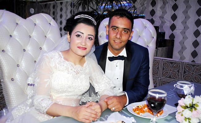 HANİFE VE FERHAT HAYATLARINI BİRLEŞTİRDİ