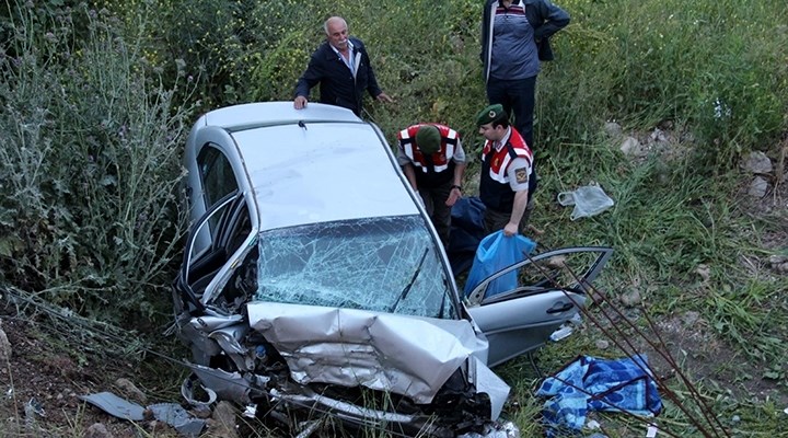 ÇORUM’DA HEMŞİRE ŞARAMPOLE UÇTU