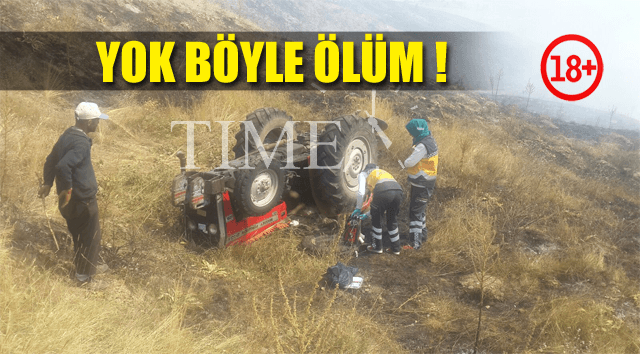 ÇORUM’DA SÜRÜCÜ YANARAK CAN VERDİ