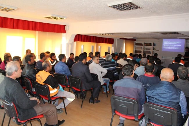 BELEDİYE PERSONELİNE İŞ GÜVENLİĞİ EĞİTİMİ