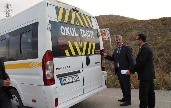 ÇORUM’DA ÖĞRENCİ SERVİSLERİ DENETLENDİ