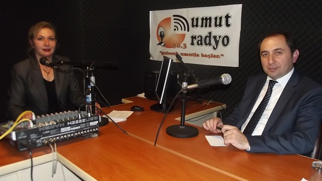 REKTÖR ALKAN BEYAZ MİKROFO’NA KONUŞTU