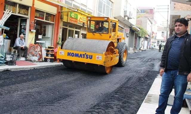 KARGI İLÇESİNDE BOZUK YOLLAR ASFATLANDI