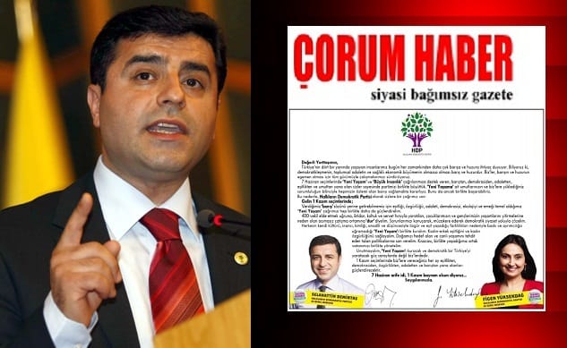 HDP REKLAMI BÜYÜK TEPKİ TOPLADI