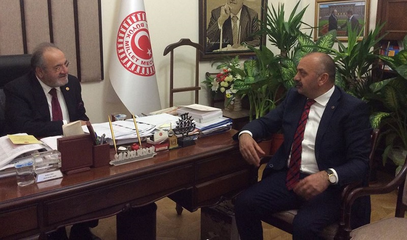 İSBİR’DEN SALİM USLU’YA TEŞEKKÜR ZİYARETİ