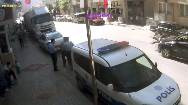 ÇORUM’DAKİ KAZA ANLARI MOBESE’DE