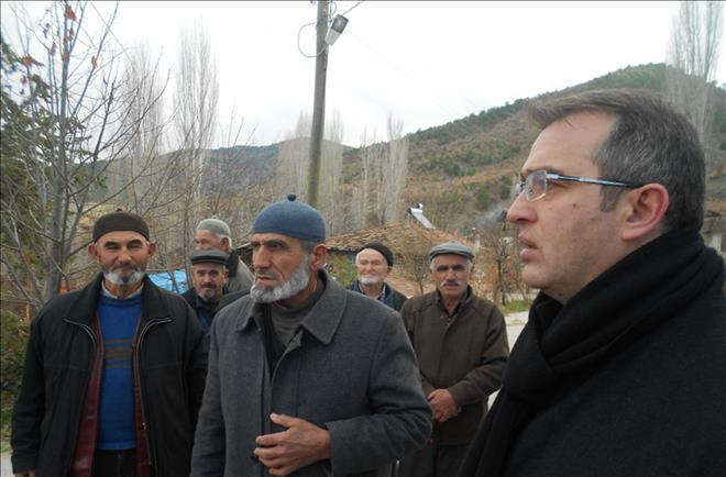 KAYMAKAM DEMİRCİOĞLU KÖYLERİ ZİYARET ETTİ