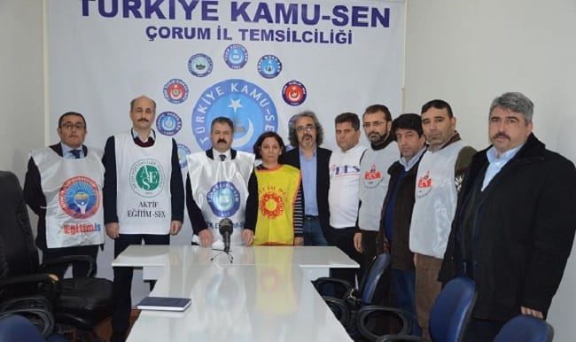 EĞİTİM SENDİKALARINDAN ORTAK PROTESTO