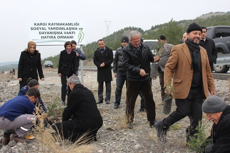 KARGI KAYMAKAMLIĞI’NDAN HATIRA ORMANI